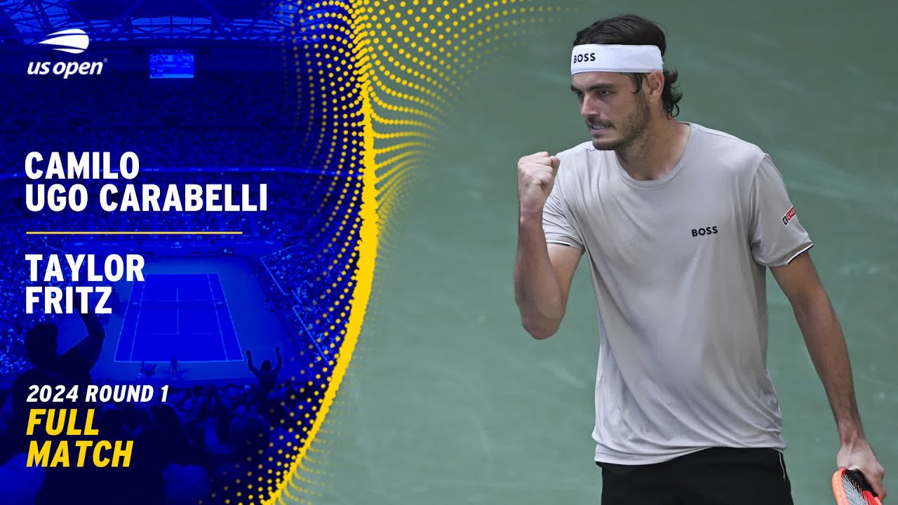 Camilo Ugo Carabelli vs. Taylor Fritz Full Match | 2024 US Open Round 1