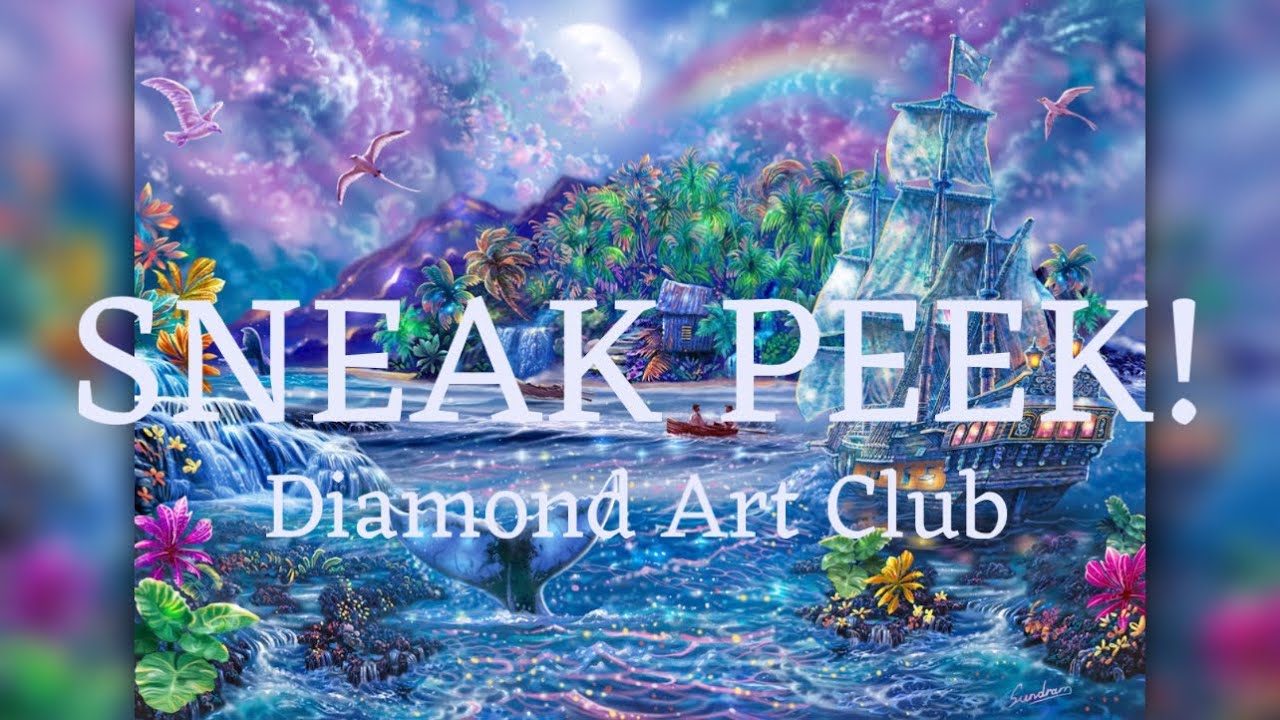 SNEAK PEEK! Moonlight Paradise by Steve Sundram and Diamond Art Club