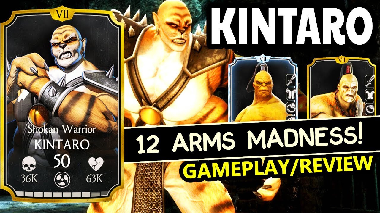 MKX Mobile 1.17. Геймплей Кинтаро, обзор. БЕЗУМНЫЙ СПЕЦВЫПУСК 2. ДВА ГОРО и Кинтаро в ОДНОЙ КОМАНДЕ!
