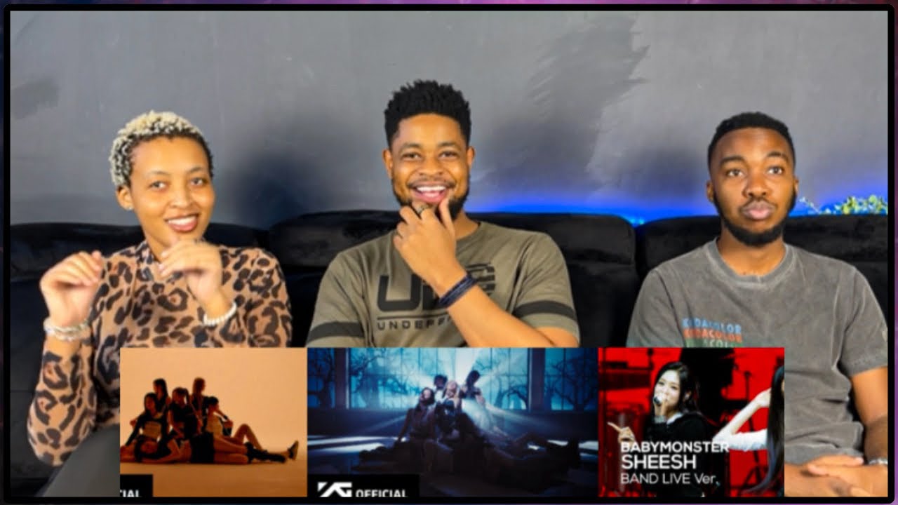 Our Reaction To BABYMONSTER - ‘SHEESH’ M/V + PERFORMANCE VIDEO + Band LIVE Concert [it's Live].