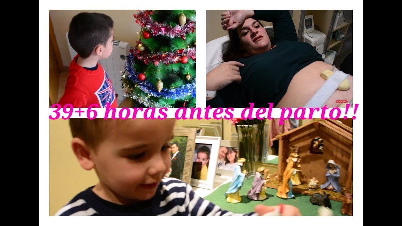 Horas antes del parto contracciones + arbol de navidad y belén