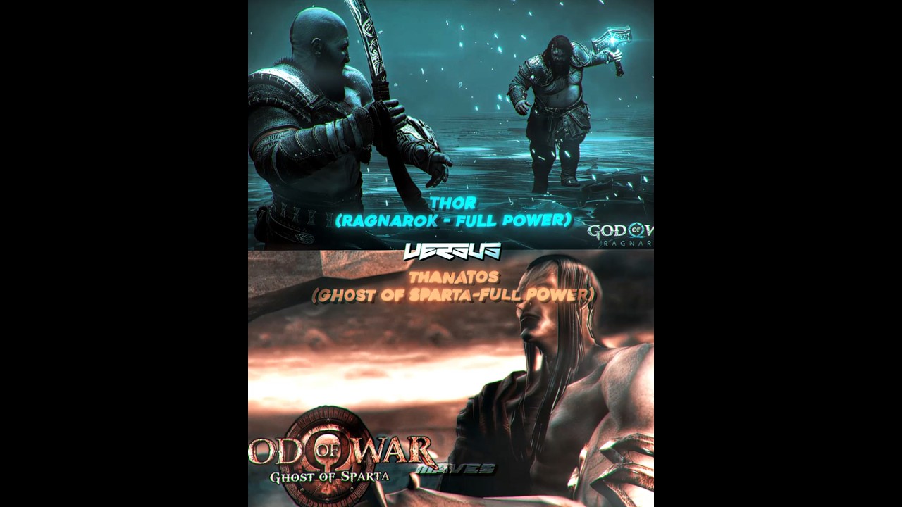 Thor Vs Thanatos | Battle #shorts #godofwar #godofwarragnarok