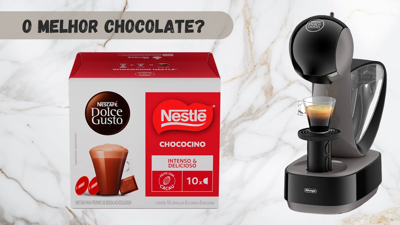 Provando Cápsula CHOCOCINO da Dolce Gusto