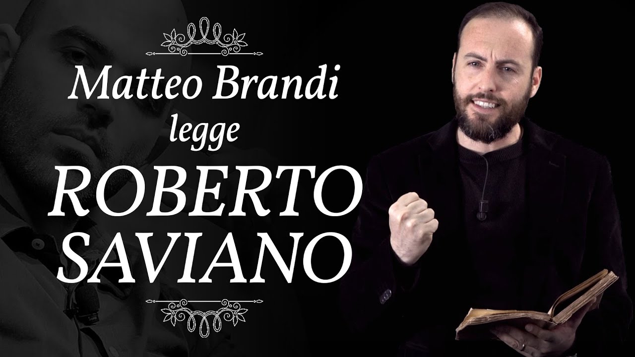 MATTEO BRANDI LEGGE ROBERTO SAVIANO - Il poeta dell'attico