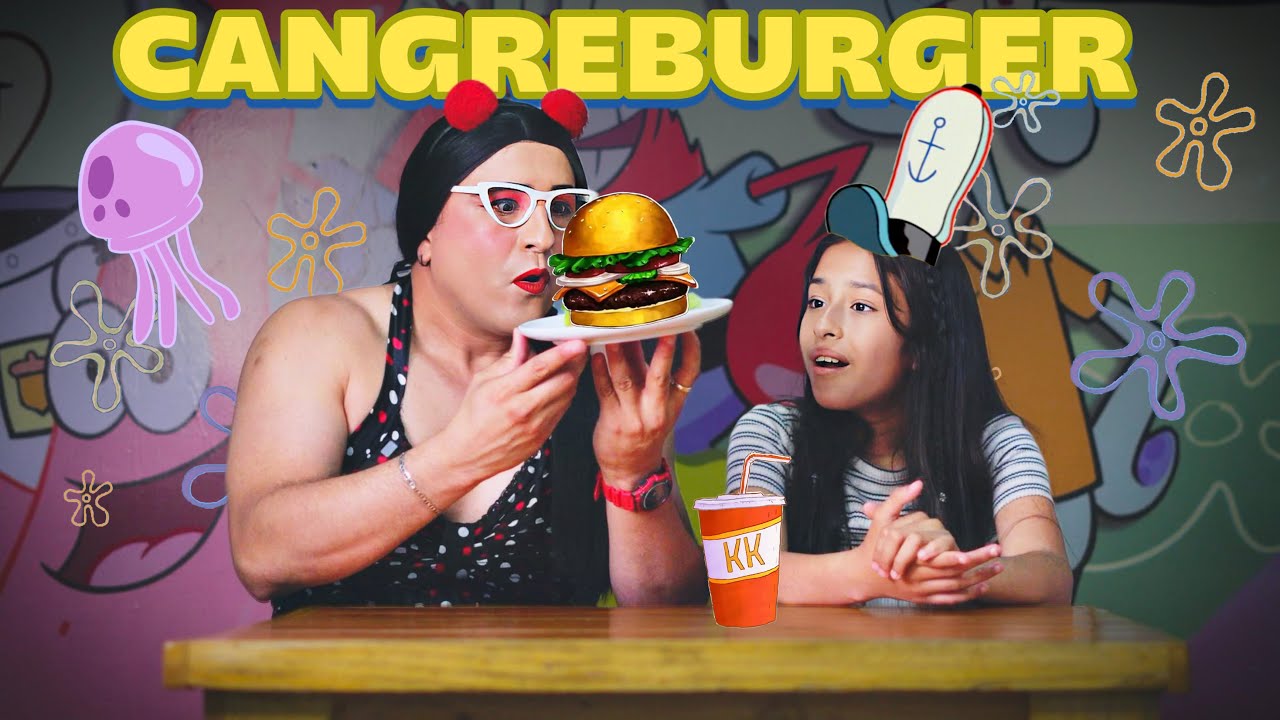 Probamos las original  CANGREBURGER 😋 🦀