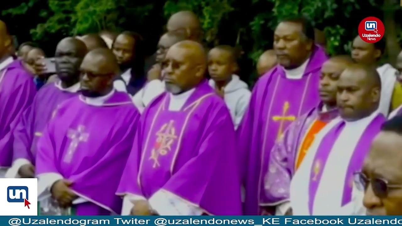 The late Rev. Fr. Peter Mutunga Kiarie laid to rest at St. Mary's Msongari Cemetery, Nairobi