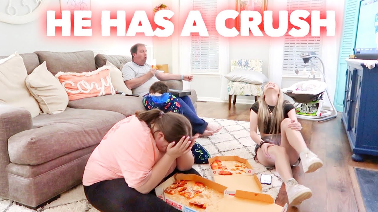 HE HAS A CRUSH | Family 5 Vlogs