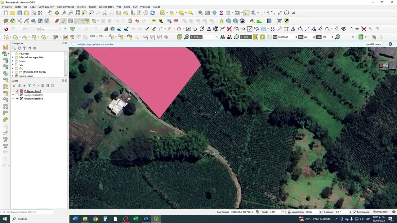 Monitoreo cultivos con Qgis #1 #qgis