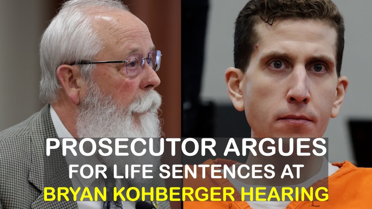 Latah County Prosecutor Bill Thompson argues for life sentences at Bryan Kohberger hearing