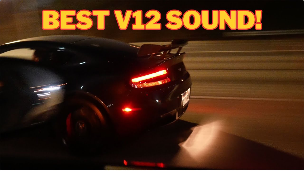Разгон/пролёты на моём V12 Vantage S!