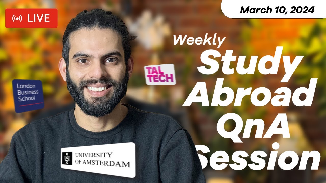 Study Abroad - Live QnA Session with Umair