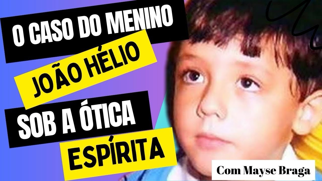 A&ccedil;&atilde;o e rea&ccedil;&atilde;o : entenda o caso do menino Jo&atilde;o H&eacute;lio #espiritualidade #espiritismo #reencarnacao