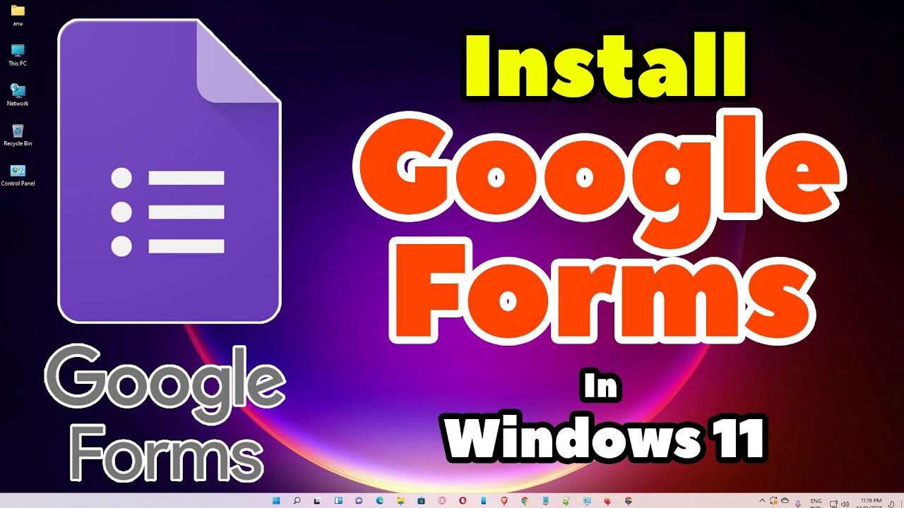How to Download & Install Google Forms in Windows 11 PC or Laptop