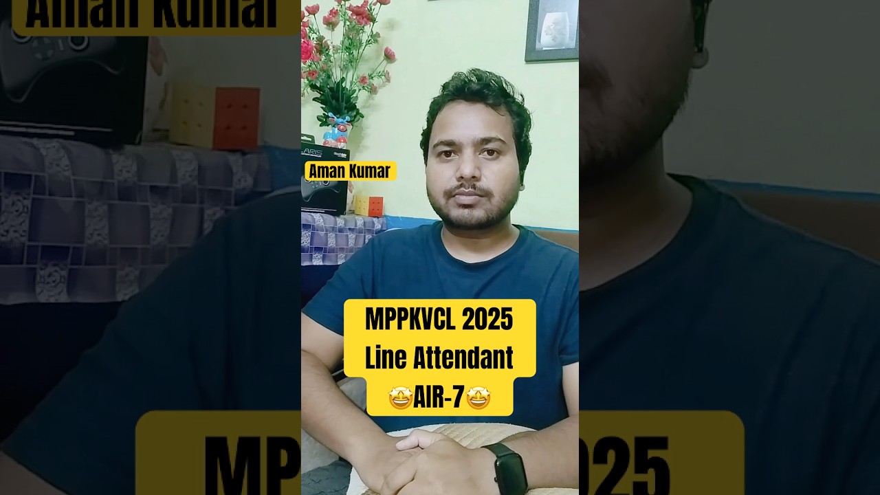 MPPKVVCL Line Attendant | AIR - 7 #shorts #mppkvvcl #short #air