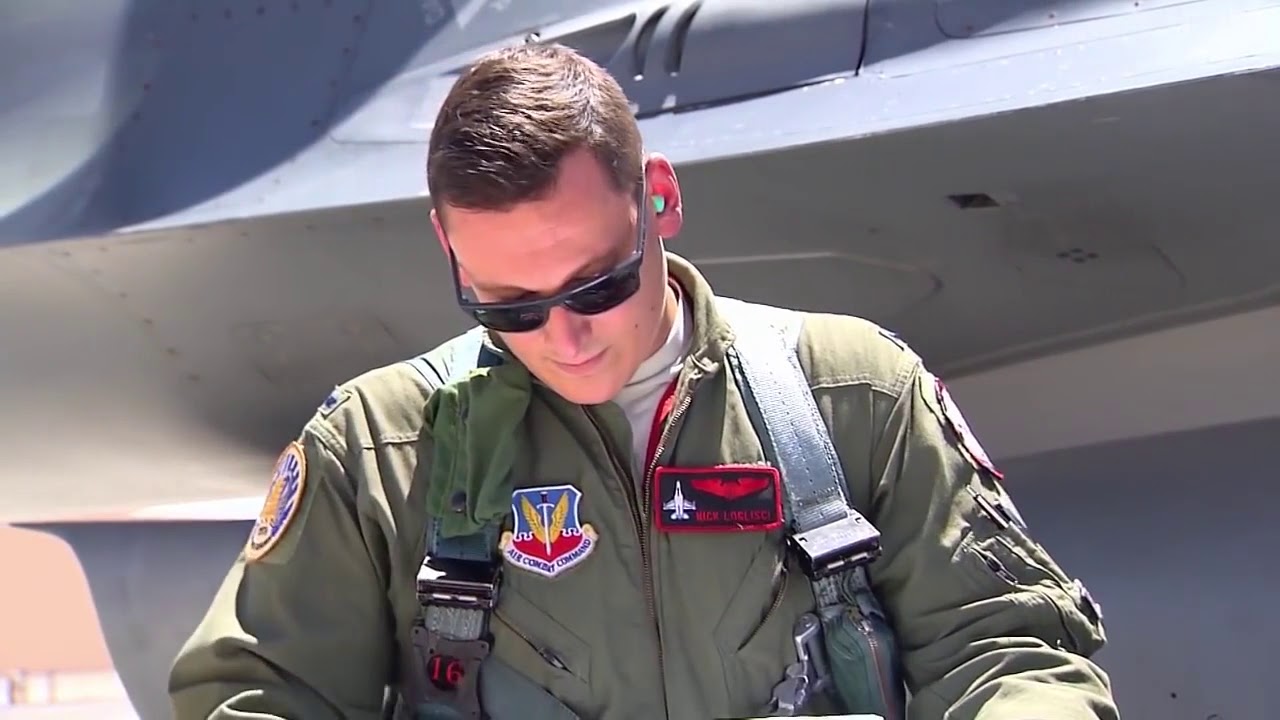 F-16 Fighting Falcon pilots and ground crews from the 119th Fighter Squadron