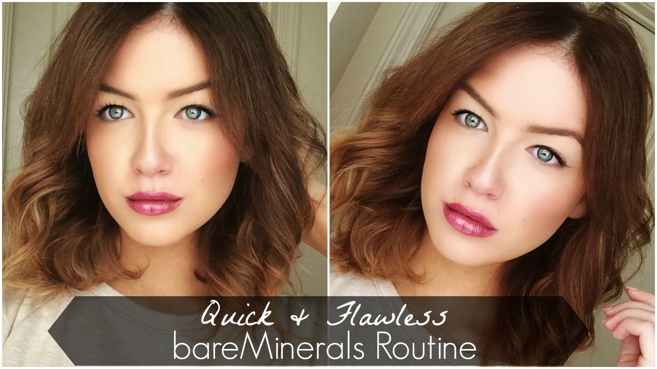 Quick & Flawless Bare Minerals Routine