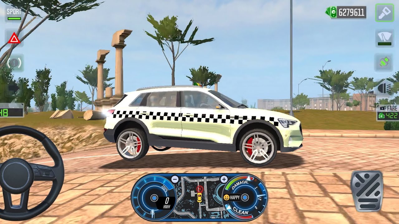 Audi Q8 e-tron SUV Transportation | ROME | Taxi Car Simulator EVO Mobile Gameplay
