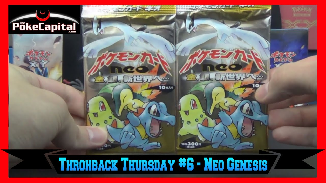 Pokemon Neo Genesis Japanese Packs x2 - Throhback Thursday Ep. 6