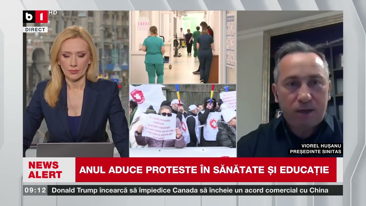 V. HUȘANU, SANITAS, DESPRE ANGAJAȚII DIN SĂNĂTATE AMENINȚĂ CU GREVA  POSIBIL BLOCAJ ÎN SPITALE