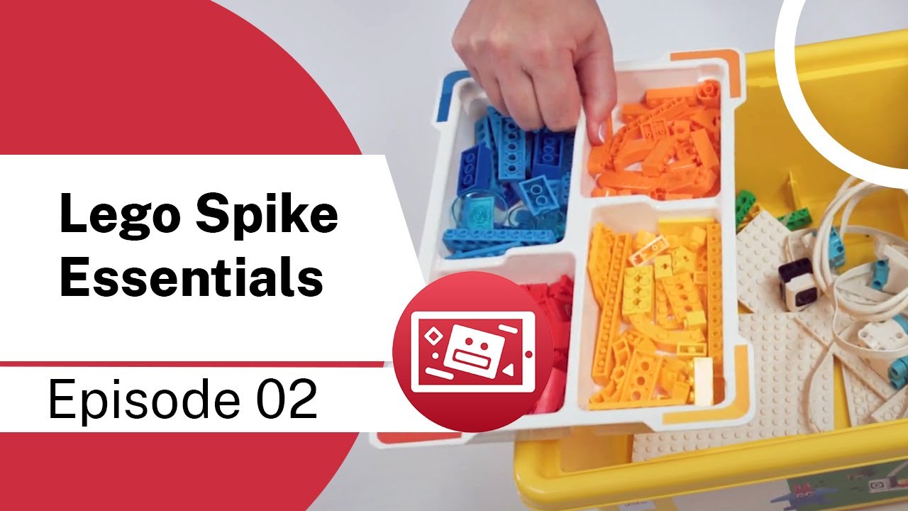 Tablet Robotics: Lego Spike Essentials components