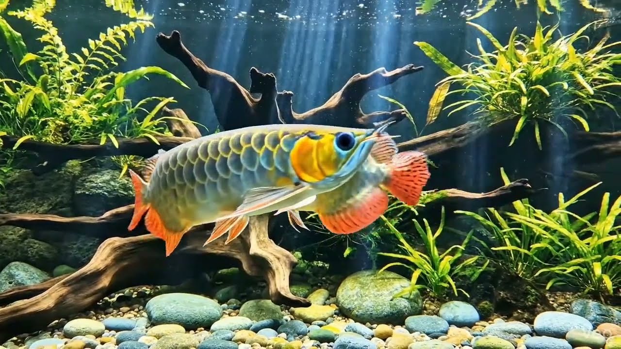 Peaceful Aquarium ASMR | Relaxing Fish & Gentle Water Sounds #asmr #relaxing #ambience