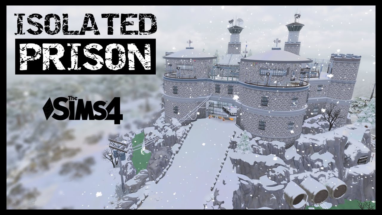 PRISON Build Sims 4 | Isolated Prison | NO CC | Sims 4 BUNK BEDS | The Sims 4 Fast Build