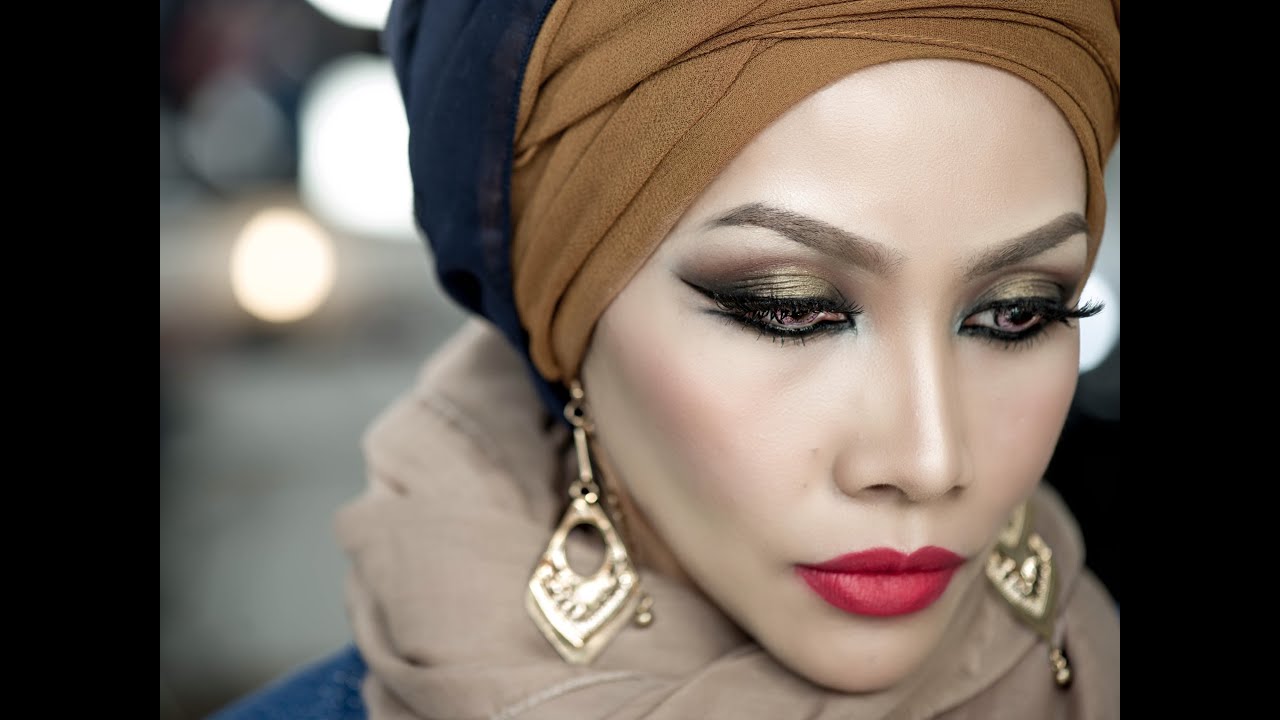 DOUBLE WING EYELINER & MATTE LIP - Arabic Makeup inspired