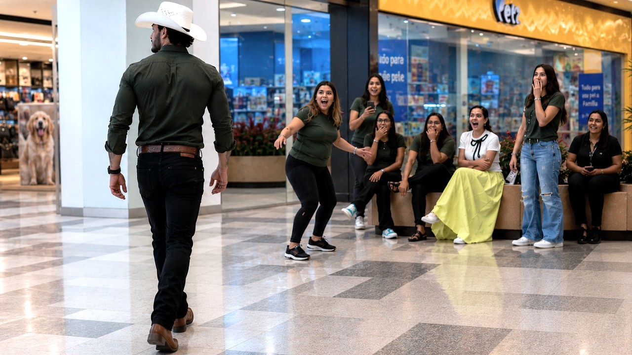 CLASSY! Charismatic Handsome Cowboy Stuns the Public! Street Reactions ❤️