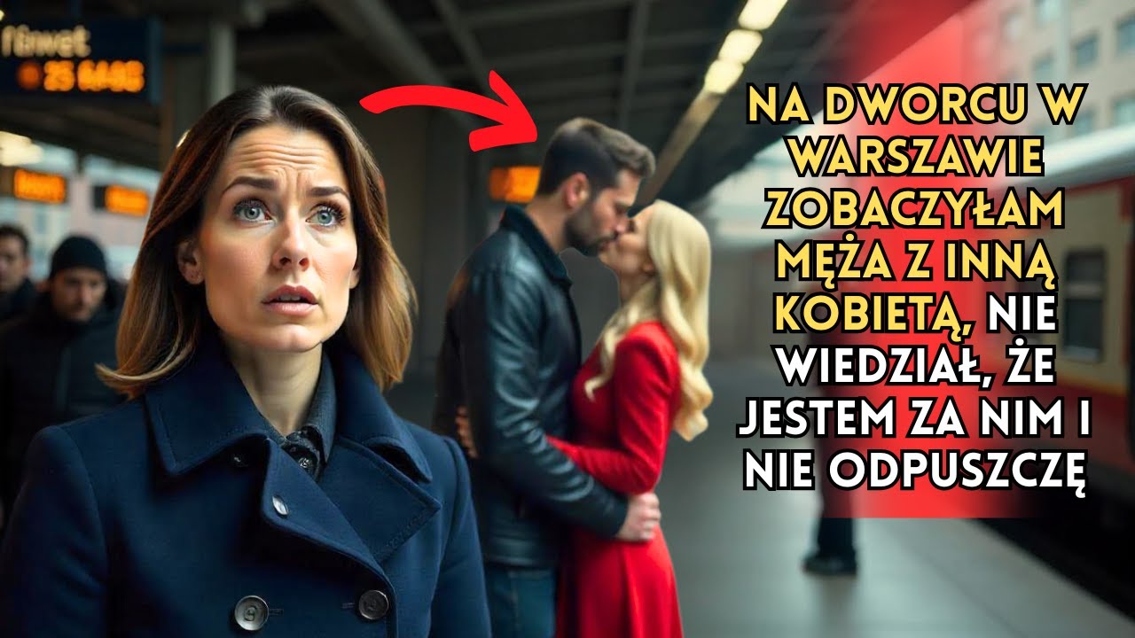 Na dworcu w Warszawie zobaczyłam męża z inną kobietą, nie wiedział, że jestem za nim i nie odpuszczę