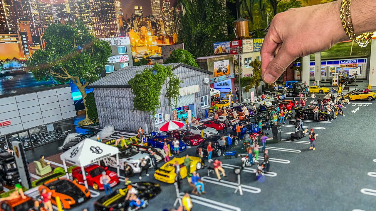ЗА КУЛИСАМИ | ДИОРАМНАЯ МОДЕЛЬ ГОРОДА HOTWHEELS В МАСШТАБЕ 1:64 | Диорама HOTWHEELS #youtube
