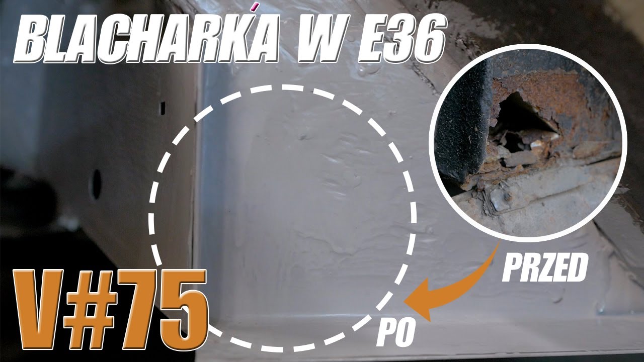 Progi i podłoga gotowe w BMW E36 V#75