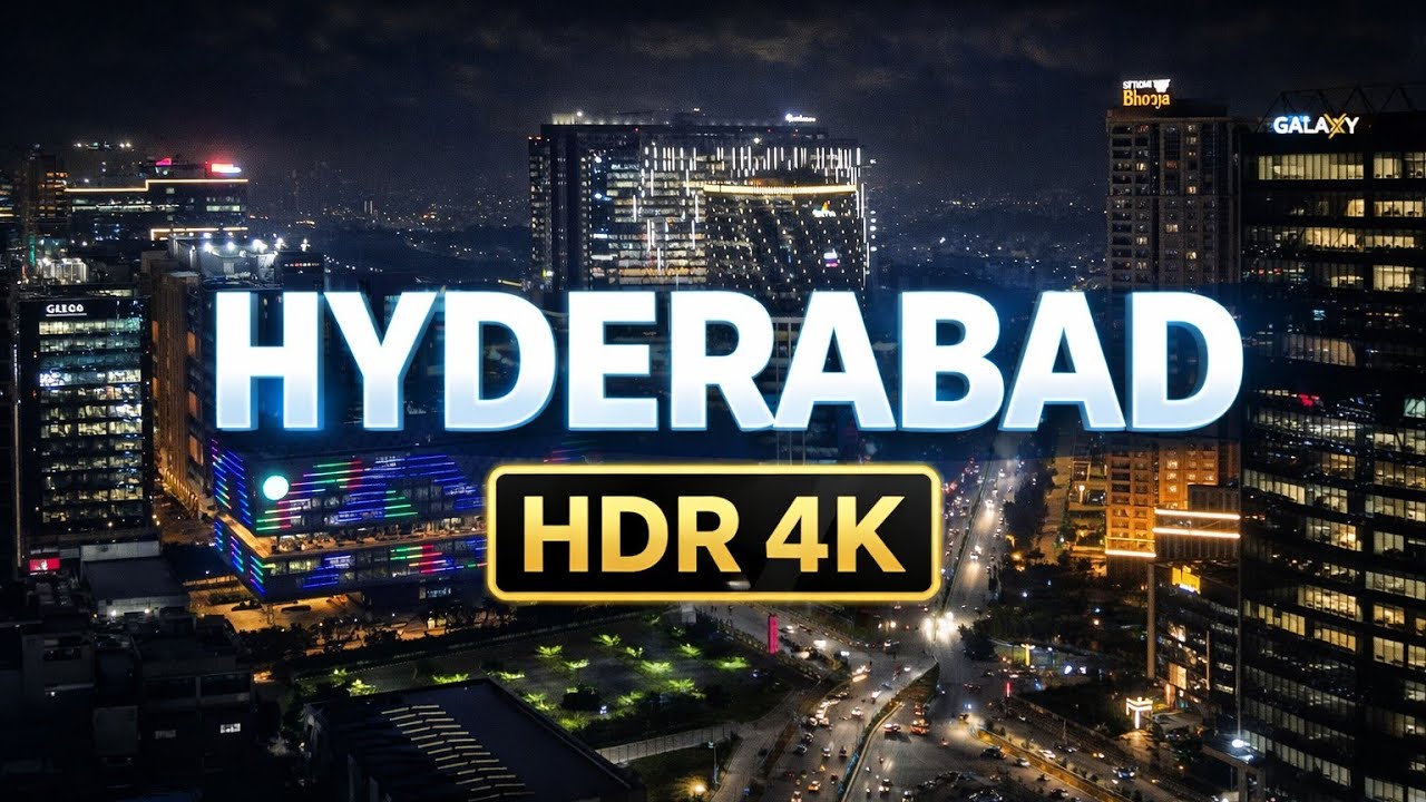 Это НЕ Дубай… Это Хайдарабад 🇮🇳 4K HDR | Вид на Хайдарабад с дрона в формате 4K 2026 #хайдарабад ...