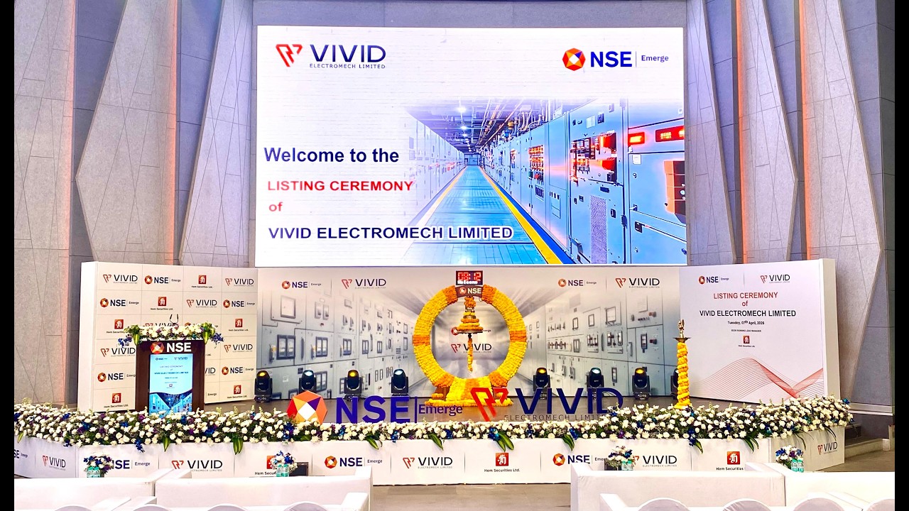 Listing ceremony of Vivid Electromech Limited