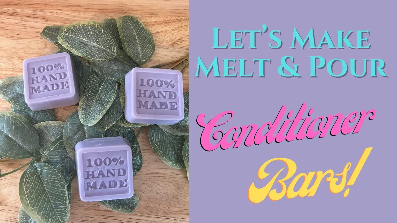 Easy DIY Conditioner Bars @bellalunasoapery