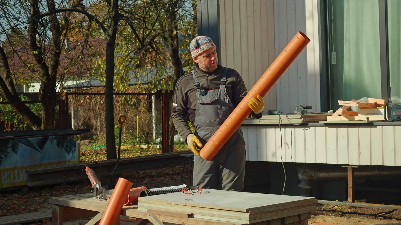 Дренаж участка своими руками #barnhouse #каркасныедома #строительство #строительстводомов