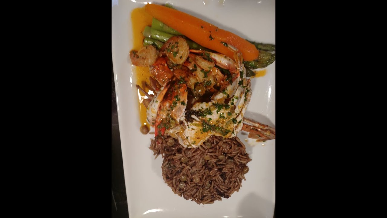 DU RIZ DYON DYON ET SAUCE  DE CRABE CREOLE/ HAITIENNE