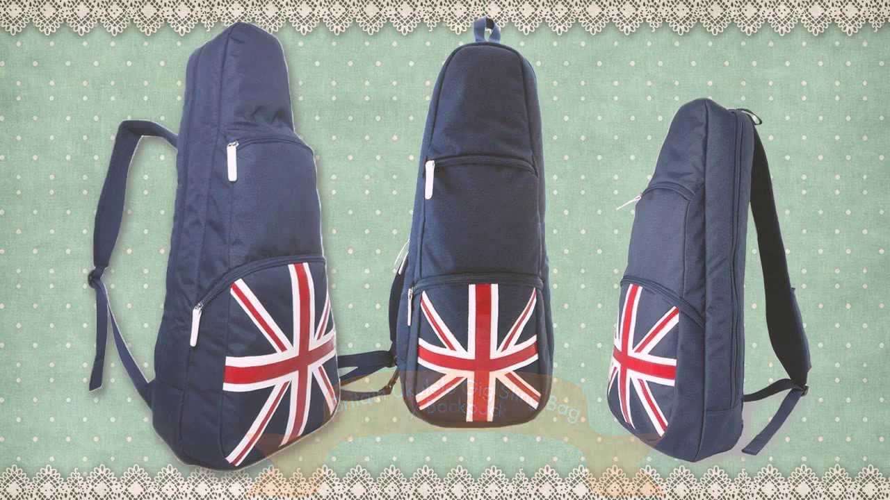 Britain Ukulele Gig Sling Bag or Backpack