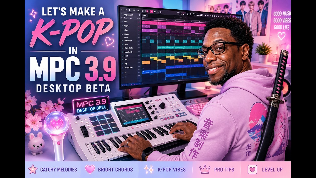 Making a K-Pop Battle Track with Akai MPC 3.9.1 Desktop Beta | MPC Key 37 Gen 2 + Kontakt 8