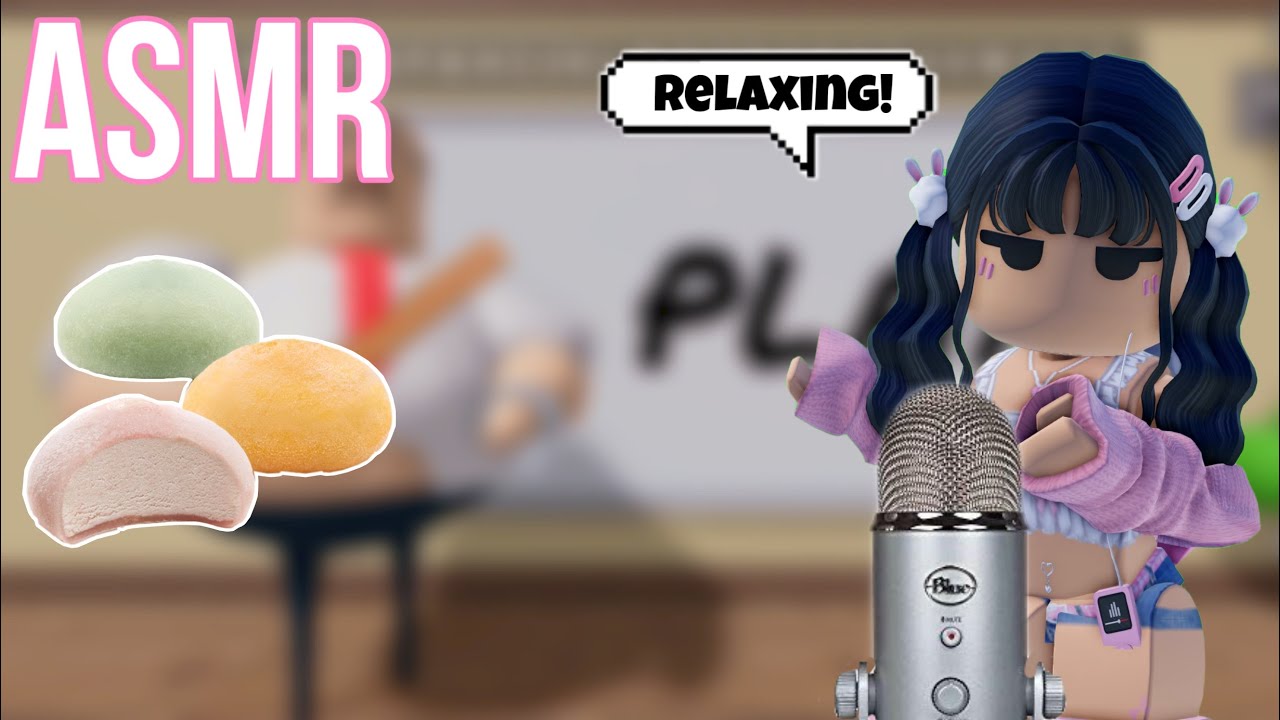 ROBLOX ASMR 🌟 Eating Mochi Ice-Cream 🍡૮₍ ˃ ⤙ ˂ ₎ა