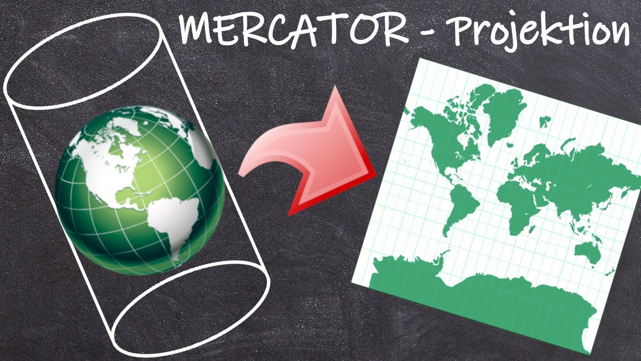 Mercator Projektion - Wie wird der Globus auf einer Karte abgebildet?
