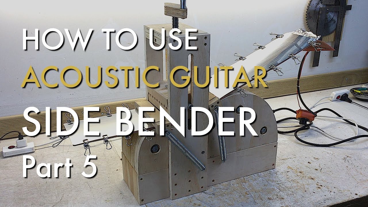 How to bend acoustic guitar sides. Part 5