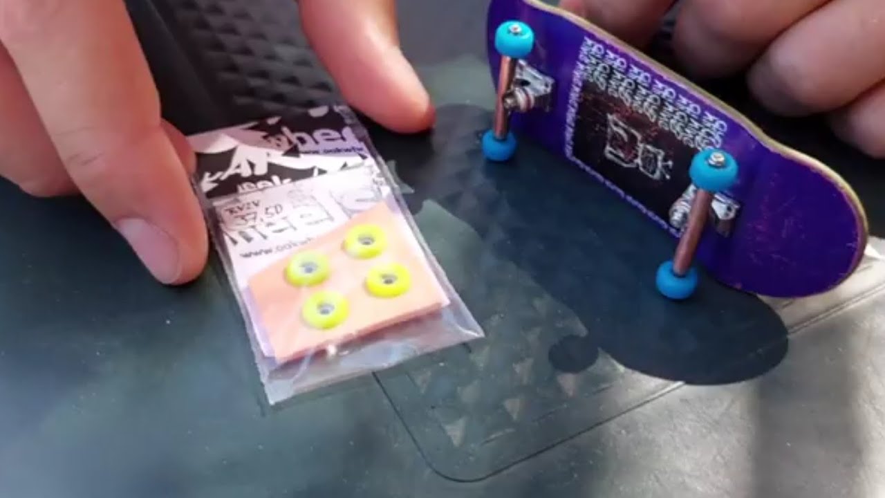Oak wheels RV2V - Unboxing Fingerboard ITA