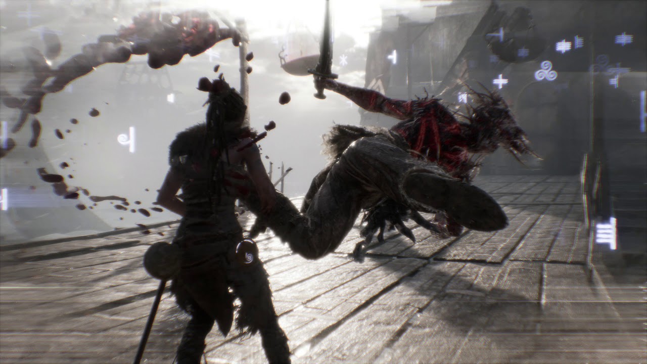 Hellblade: Senua's Sacrifice (Fight scene on the bridge to Hel #1)