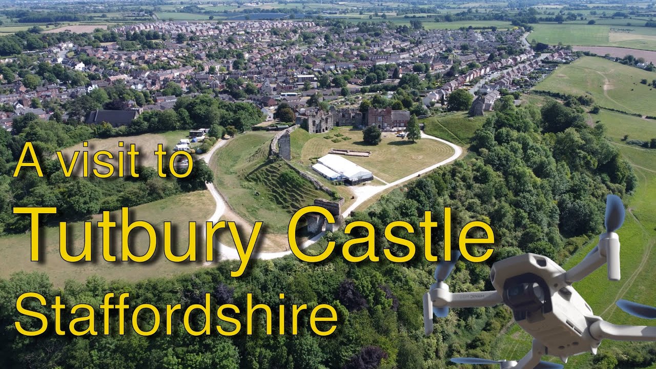 An aerial visit to Tutbury Castle