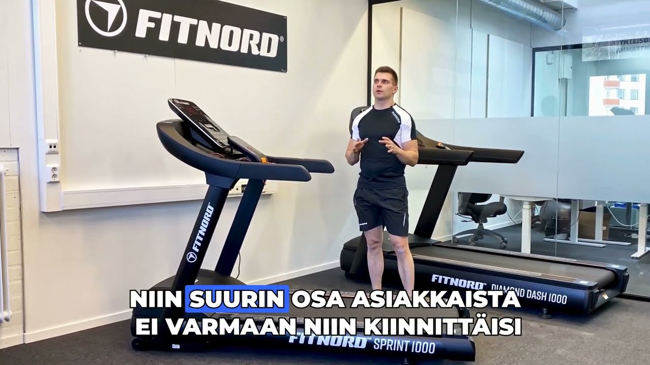 FitNord Sprint 1000 juoksumatto esittelyssä