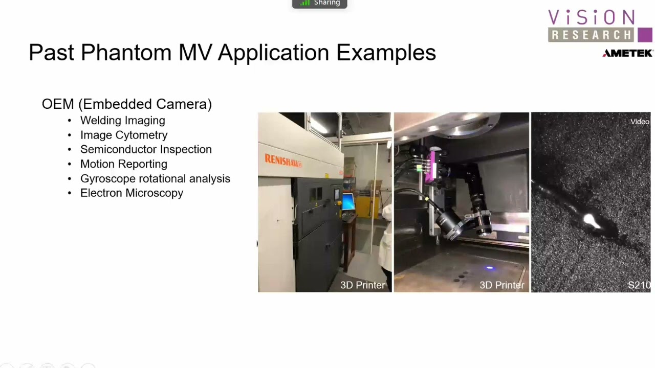 Phantom High-Speed Machine Vision Camera Webinar