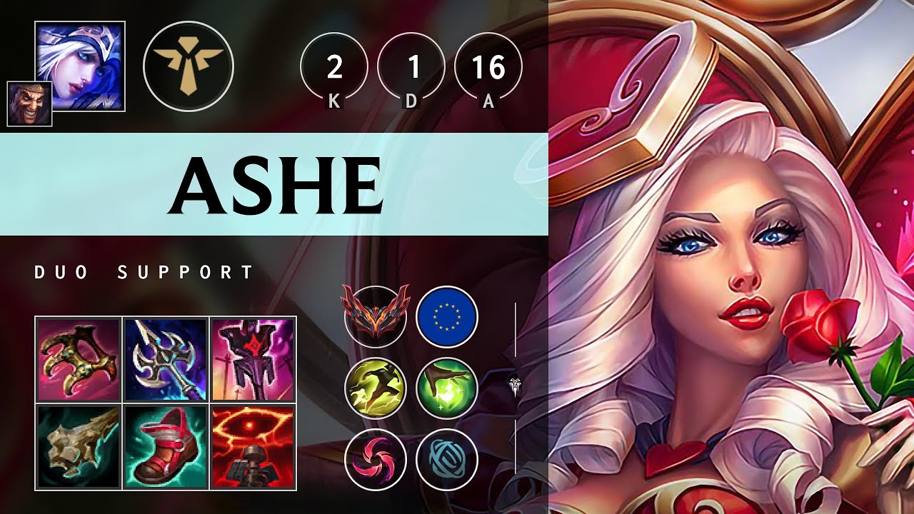 Ashe Support vs Zilean - EUW Grandmaster Patch 25.S1.1