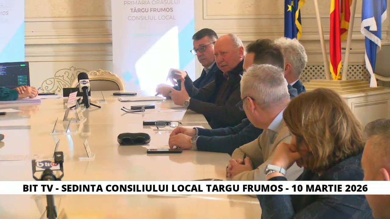 BIT TV LIVE - SEDINTA CONSILIULUI LOCAL TARGU FRUMOS - 10 MARTIE 2026