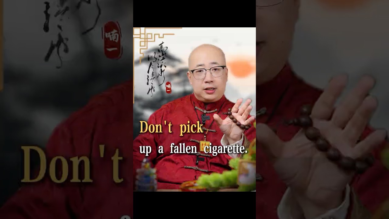 If a cigarette drops, don&rsquo;t pick it up.#fengshui #lucky #wealth #fortune #wealthtips