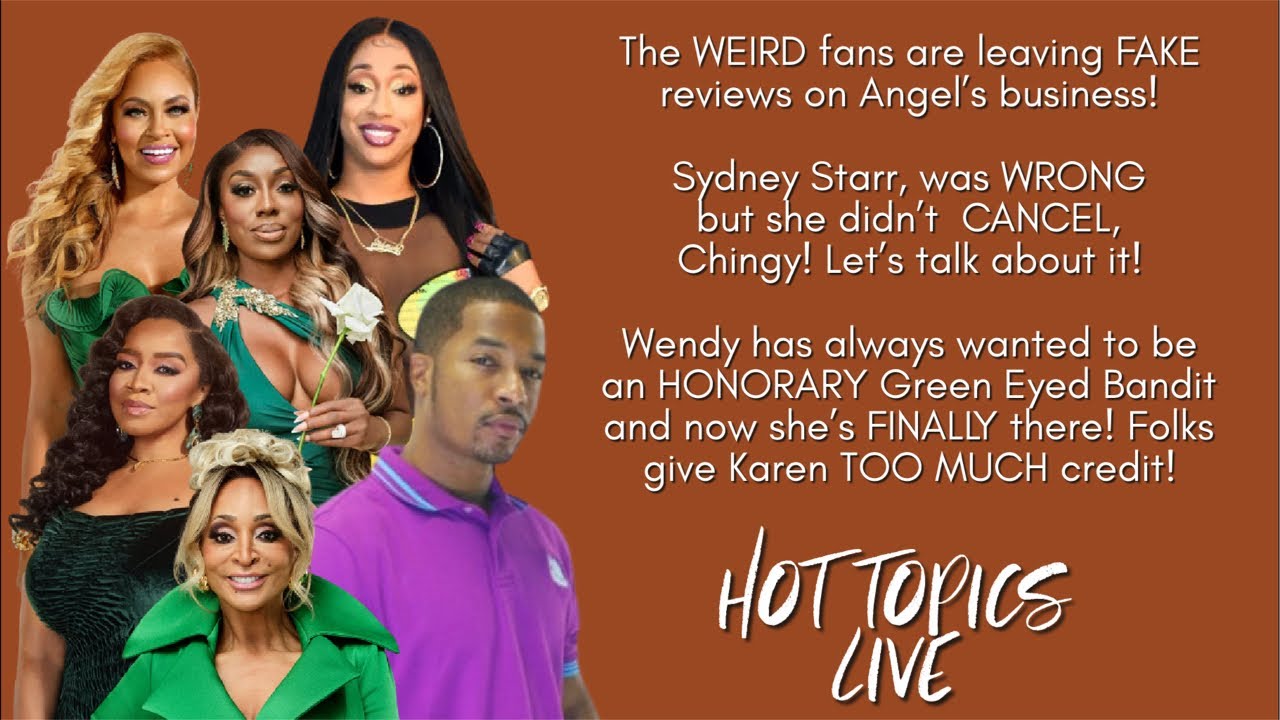 Chingy, Sydney Starr, RHOP, Karen Huger, Wendy Osefo, Gizelle Bryant, Angel Massie